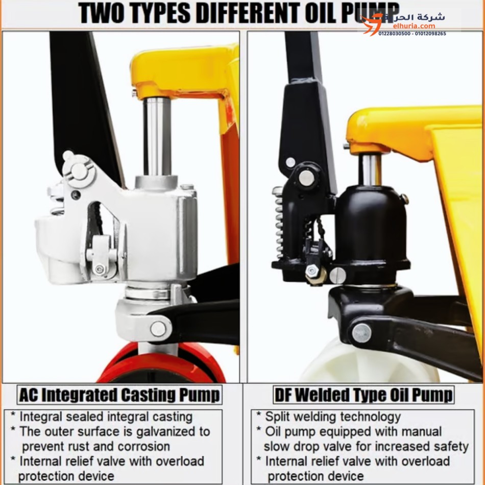 Hand pallet truck manual hydraulic load 3 tons CLARKTEC CBY-AC 3.0